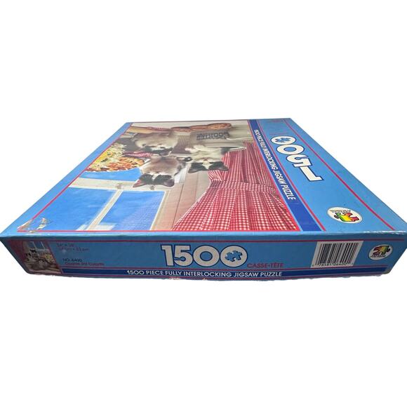 New Vintage 1991 “cookie jar culprits” 1500 jigsaw puzzle - Picture 6 of 7